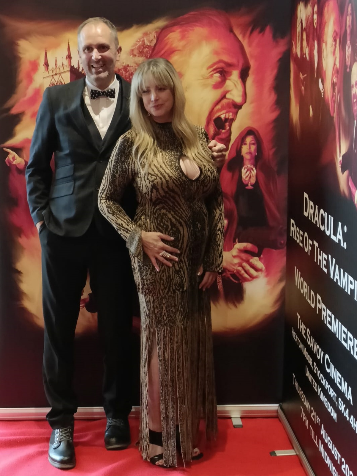 Nathan Head and Emma Fletcher at the premiere